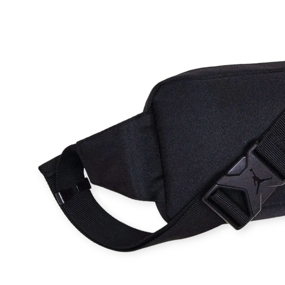 RARE Nike Jordan Waist Bag Fanny Pack Belt Festival Pack Pouch Crossbody Black - Picture 4 of 5